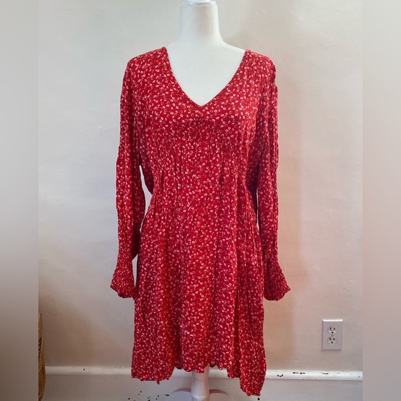Gap | Red Pansy Dress - Picture 3 of 12